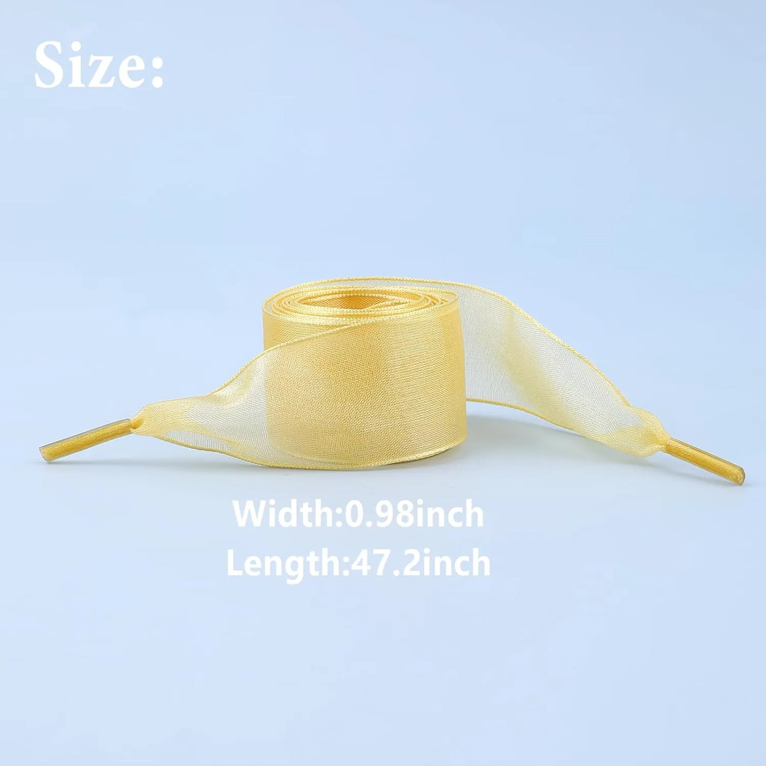 10 Pairs Shoe Laces, Soft Silk Satin Shoelaces Snow Yarn Fashion Ribbon Shoestrings Colorful Shoe Ties (10 Colors)
