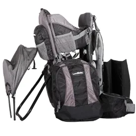 2-in 1 Baby Backpack Carrier - Ergonomic Toddler Hiking/Baby Hiking Backpack Carrier with Removable Bag, Diaper Change Pad, Insulated Pocket   Rain and Sun Hood to Protect Your Child
