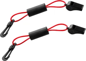 2 Pcs Whistle with Lanyard for Safety Boat Whistle Coast Guard Approved Float Boat Marine Camping Hiking Hunting Fishing Survival Rescue Signaling ski Accessories
