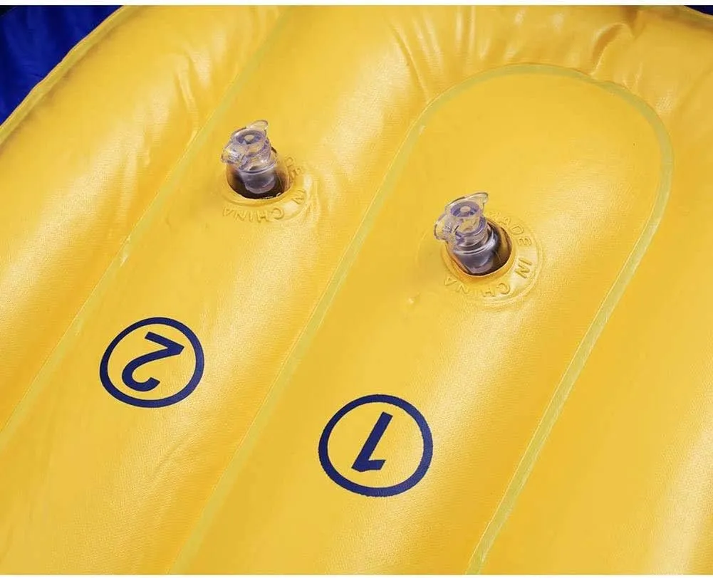2 Person Inflatable Boat, Folding Inflatable Dinghy Rowing Boats, Fishing Set Water Sports Kayaks, Canoe with Paddle,L
