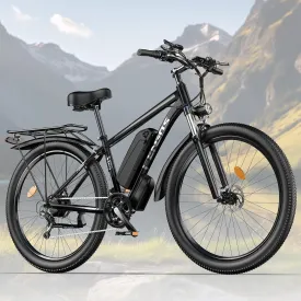 27.5" Electric Bike for Adults,48V15AH 750W Mountain Bike,32MPH Electric Bicycle,21 Speed Bicycle,Bikes for Men