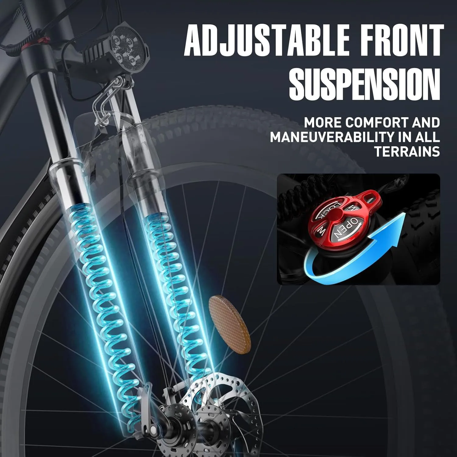 27.5" Electric Bike for Adults,48V15AH 750W Mountain Bike,32MPH Electric Bicycle,21 Speed Bicycle,Bikes for Men