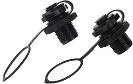 2PCS Air Valve Inflatable Kayak Screw Air Valve Spiral Air Plugs Replacement Raft Canoe Airbed PVC Boat