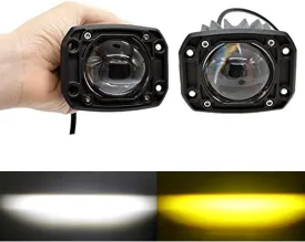 3 Inch Flush Mount LED Pods Light Spot Driving Off Road Light 8D 30W Far & Wide Led Light Bar Cube Lights Offroad Fog Lights Fit for Offroad Trucks ATV UTV SUV Car