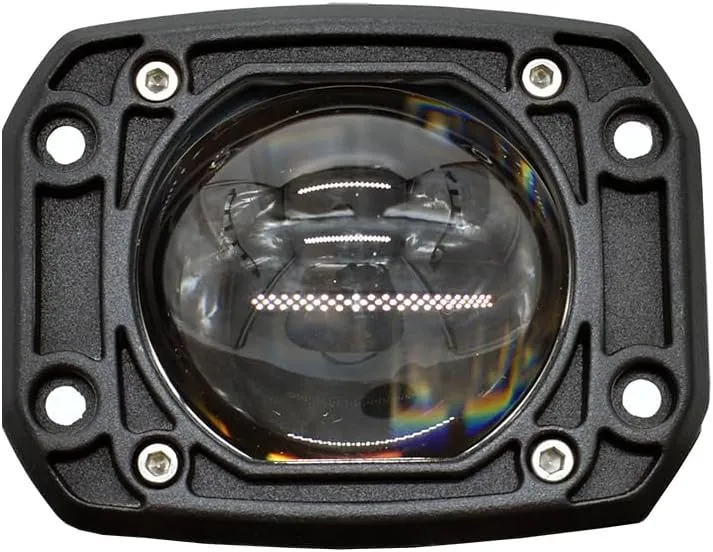 3 Inch Flush Mount LED Pods Light Spot Driving Off Road Light 8D 30W Far & Wide Led Light Bar Cube Lights Offroad Fog Lights Fit for Offroad Trucks ATV UTV SUV Car