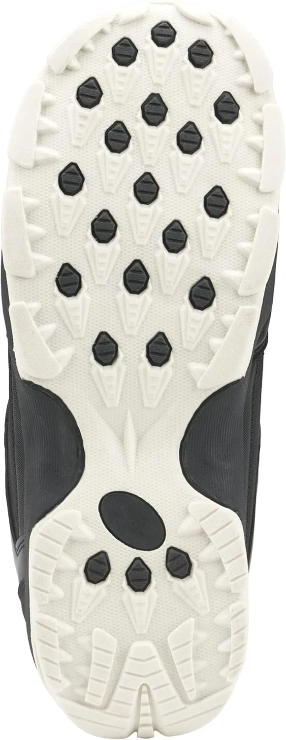 5th Element ST Lace and Dial Snowboard Boots for Men - Black Compatible with Strap Snowboard Bindings- Waterproof Liners -All Mountain Snowboarding Men Size