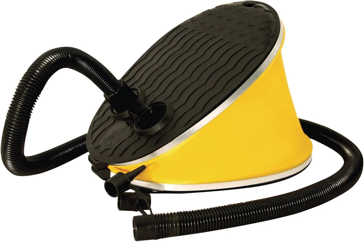 AIRHEAD Foot Pump Yellow/black, 54" long hose