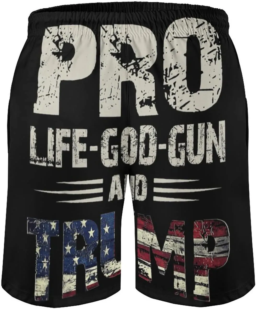Board Shorts I Have PTSD Pretty Tired of Stupid Democrats 2024 Swim Trunks Dress Loosely Beach Shorts