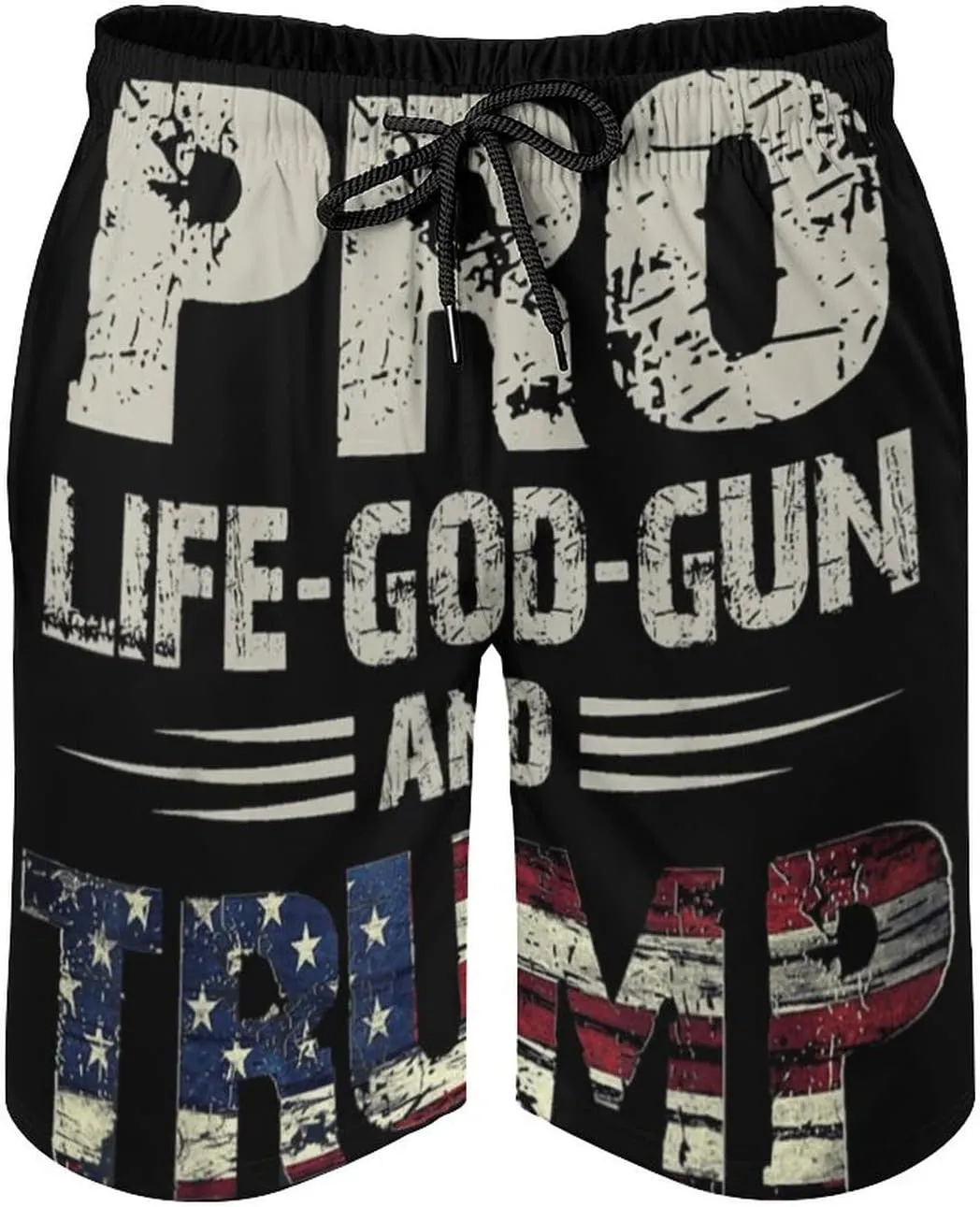 Board Shorts I Have PTSD Pretty Tired of Stupid Democrats 2024 Swim Trunks Dress Loosely Beach Shorts