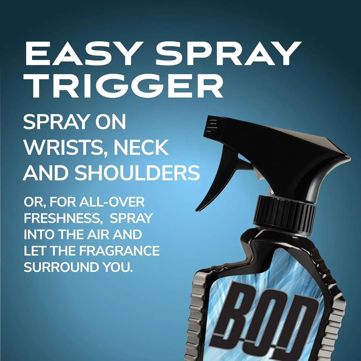 BOD man Fragrance Body Spray, Dark Ice, 8 fl oz (Pack of 2)