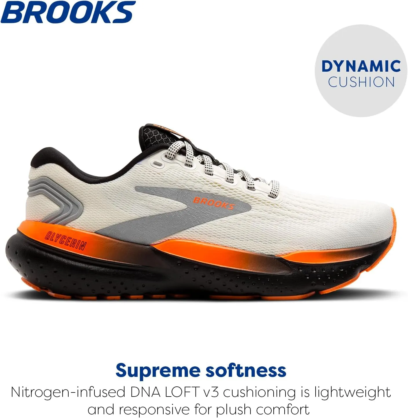 Brooks Mens Glycerin 21 Neutral Running Shoe