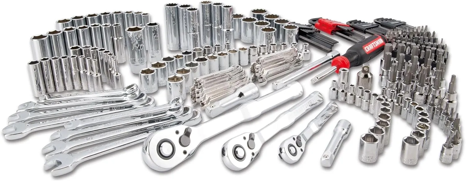 Craftsman 262-Piece Mechanic Tool Set, Master Socket Set with 3-Drawer VERSASTACK Tool Box, SAE/Metric Set (CMMT45309)
