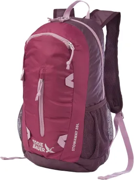 Eddie Bauer Stowaway Packable Backpack-Made from Ripstop Polyester, Port, 20L