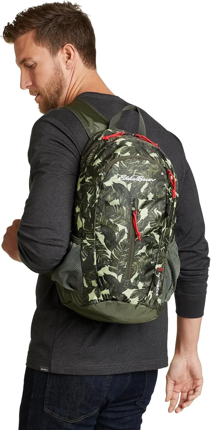 Eddie Bauer Stowaway Packable Backpack-Made from Ripstop Polyester, Port, 20L