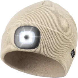 Etsfmoa Unisex Beanie with The Light Gifts for Men Dad Father USB Rechargeable Caps