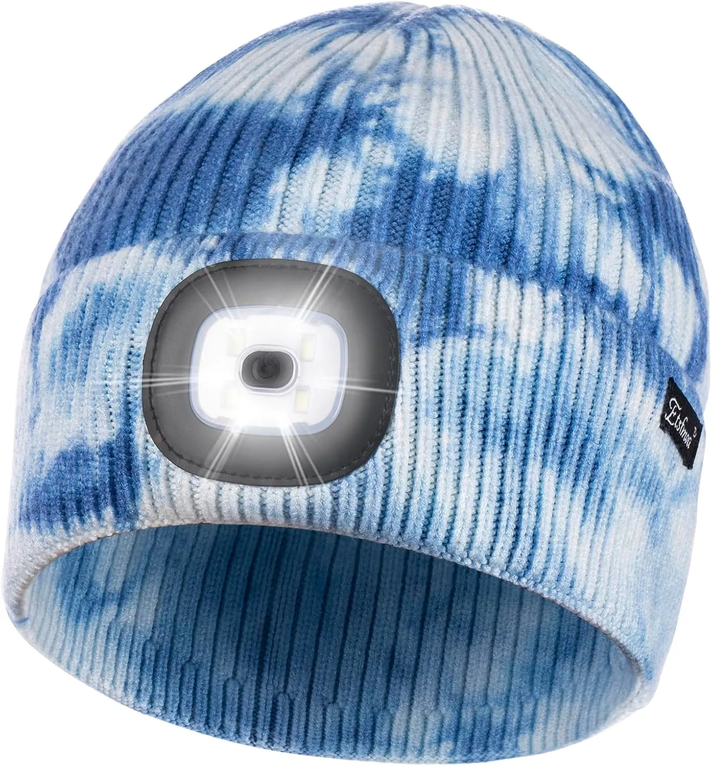 Etsfmoa Unisex Beanie with The Light Gifts for Men Dad Father USB Rechargeable Caps