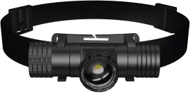 Headlamp Rechargeable, Super Bright Zoomable Headlamps, IPX6 Waterproof, 6 Modes Head lamp LED Rechargeable, Long Running Time Headlight, Hiking, Camping, Outdoors, Work, Family Safety (T11B)