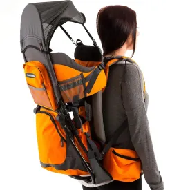 Hiking Baby Carrier Backpack - Comfortable Toddler/Baby Backpack Carrier System with Diaper Change Pad, Insulated Pocket   Rain and Sun Hood to Protect Your Child