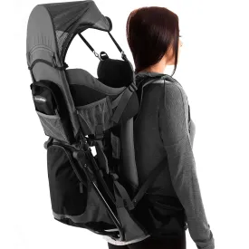 Hiking Baby Carrier Backpack - Comfortable Toddler/Baby Backpack Carrier System with Diaper Change Pad, Insulated Pocket   Rain and Sun Hood to Protect Your Child