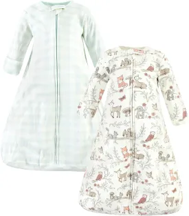 Hudson Baby BabyCotton Long-Sleeve Wearable Sleeping Bag, Sack, Blanket