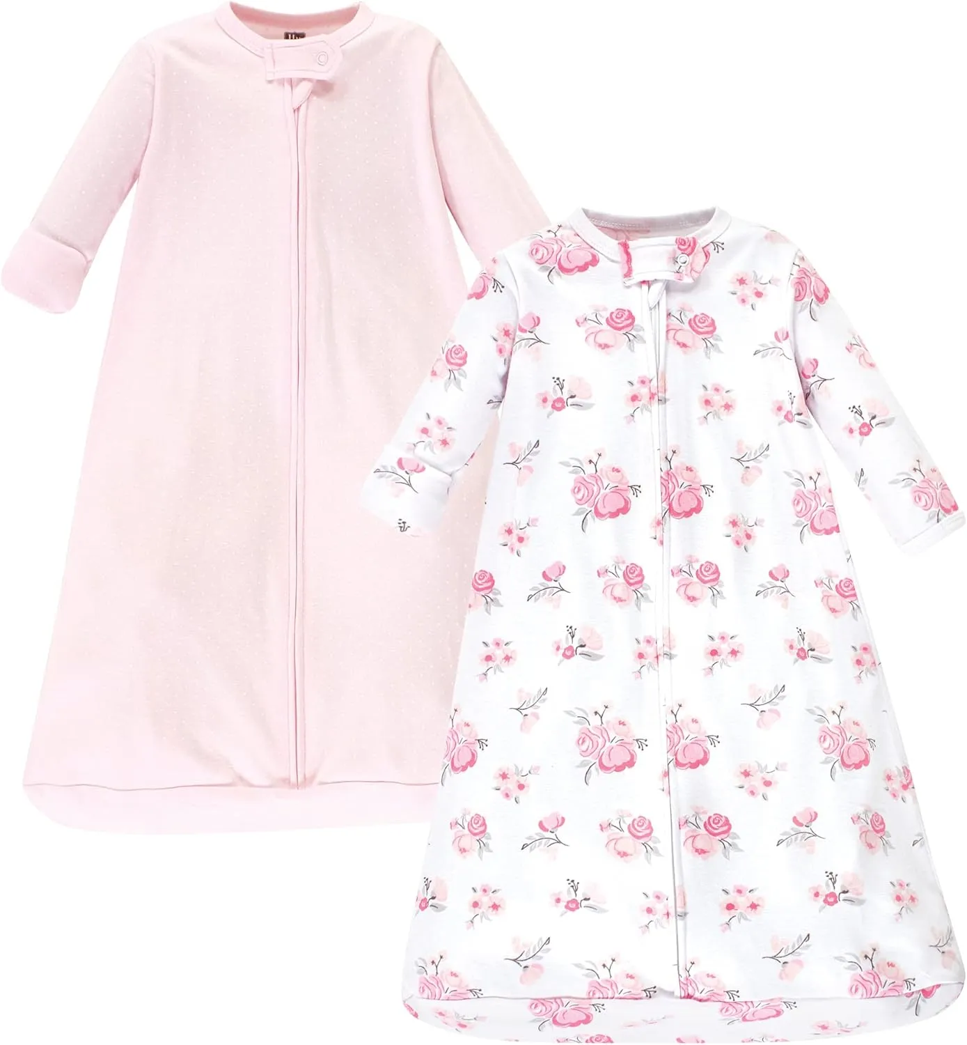 Hudson Baby BabyCotton Long-Sleeve Wearable Sleeping Bag, Sack, Blanket