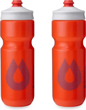 HydraPak Breakaway Surge Lightweight Bike Water Bottle 2-Pack (20oz, 25oz, 30oz) - High Flow, Cycling & Sports Squeeze Bottle