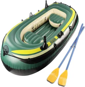 Inflatable Kayak Inflatable Fishing Boats for Adults 2 Person Inflatable Boat for s with Paddles Inflatable Rafts for FishingDinghy Kayak Rafts Raft Inflatable Kayak