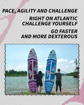 Inflatable Stand Up Paddle Board for Travel & Beginners: 11'x34 x6 with Accessories