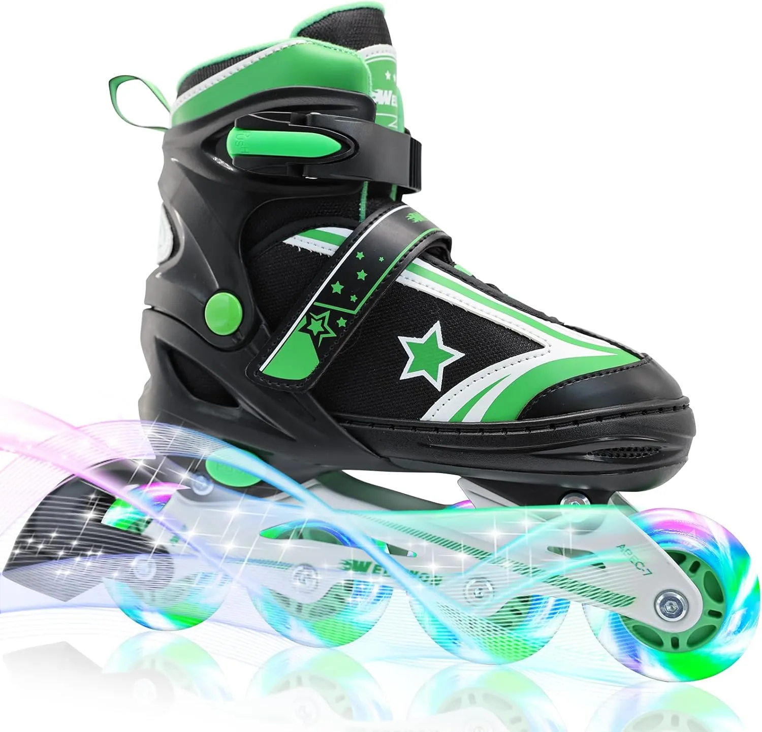 Inline Skates for Boys Girls, Adjustable Kids Roller Skates for Beginner