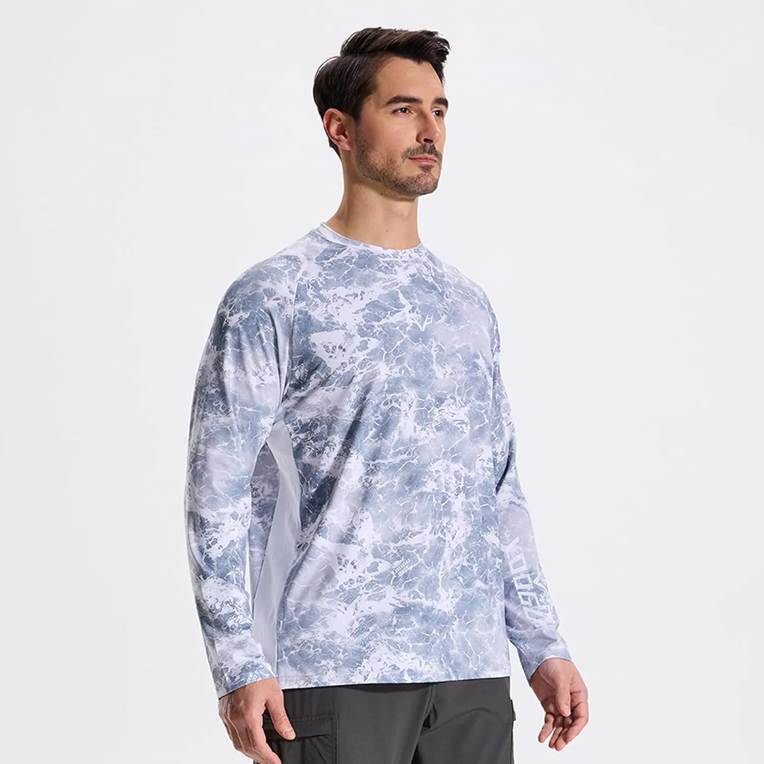 LOOGU Men's Camo Shirt Lightweight Turkey Hunting Shirt Camouflage Shirts for Men Long Sleeve Shirt