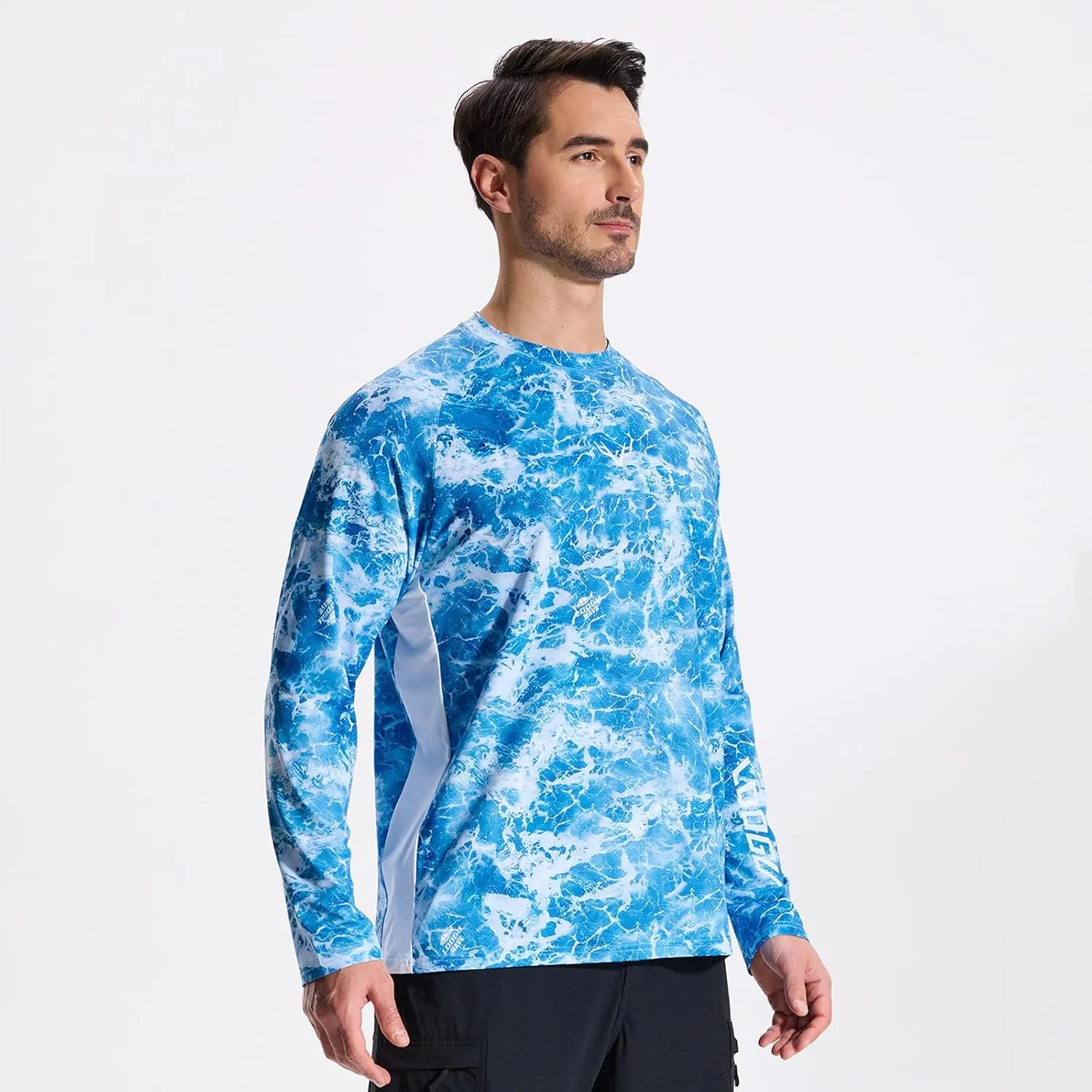 LOOGU Men's Camo Shirt Lightweight Turkey Hunting Shirt Camouflage Shirts for Men Long Sleeve Shirt