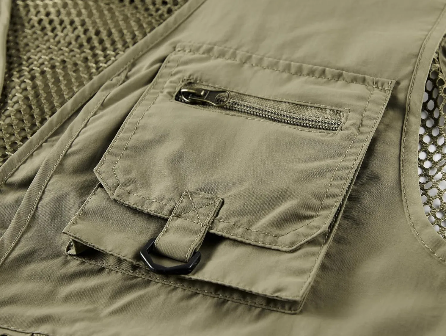 Men's Outdoor Fishing Work Safari Travel Photo Cargo Vest Outdoor Fishing Vest