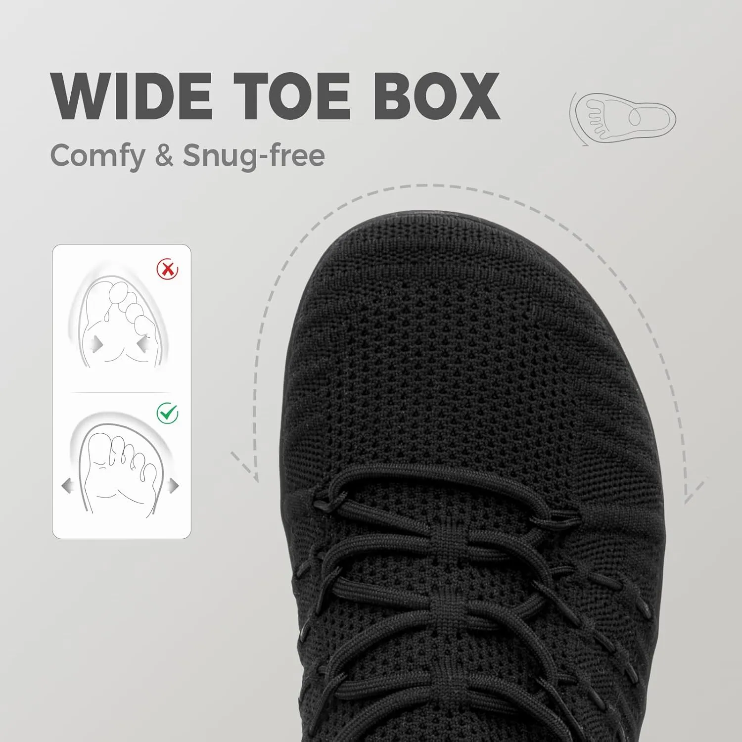 Mens Wide Toe Box Barefoot Shoes Mesh Breathable Zero Drop Minimalist Summer Walking Sneakers Zapatos Casuales para Hombre