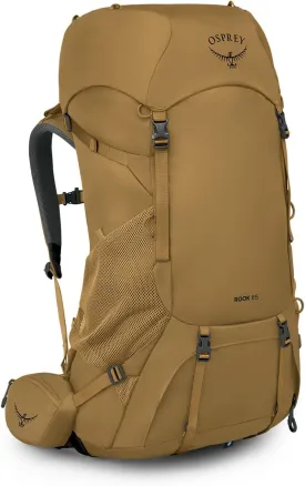 Osprey Rook 65L Men's Backpacking Backpack, Histosol Brown/Rhino Grey