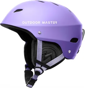 OutdoorMaster Kelvin Ski Helmet - Snowboard Helmet for Men, Women & Youth