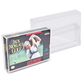 Platinum Protectors Acrylic Display Case for N64 & SNES Super Nintendo Boxes Premium UV Protection