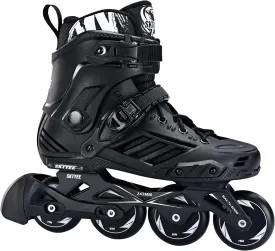 Professional Inline Skates for Women Men, High Performance Roller Skates Adult Male, Comfortable breathabl Speed Racing Skates with Washable Lining, Beginner, Black