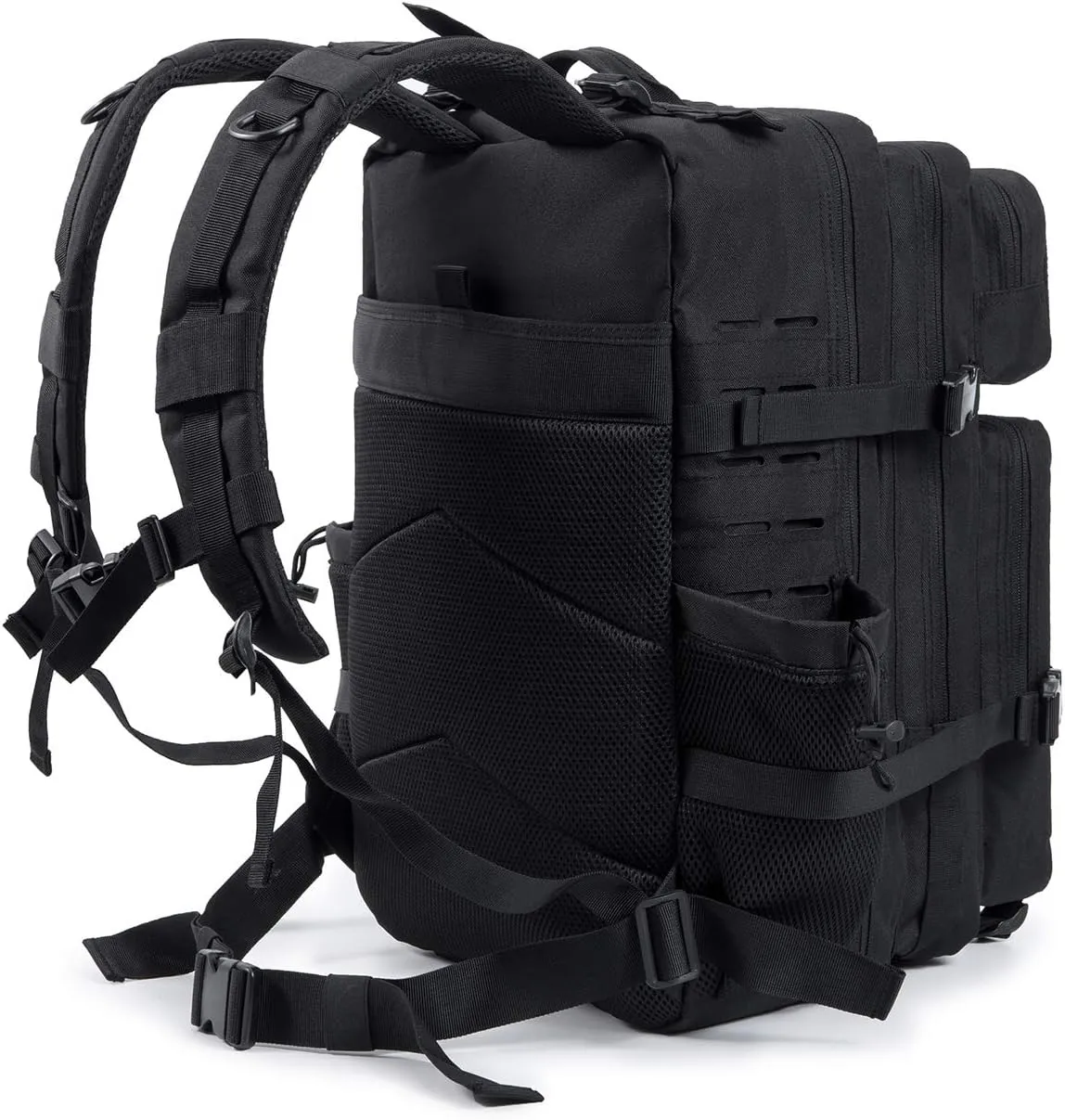QT&QY 45L Military Tactical Backpacks For Men Camping Hiking Trekking Daypack Bug Out Bag Lage MOLLE 3 Day Assault Pack