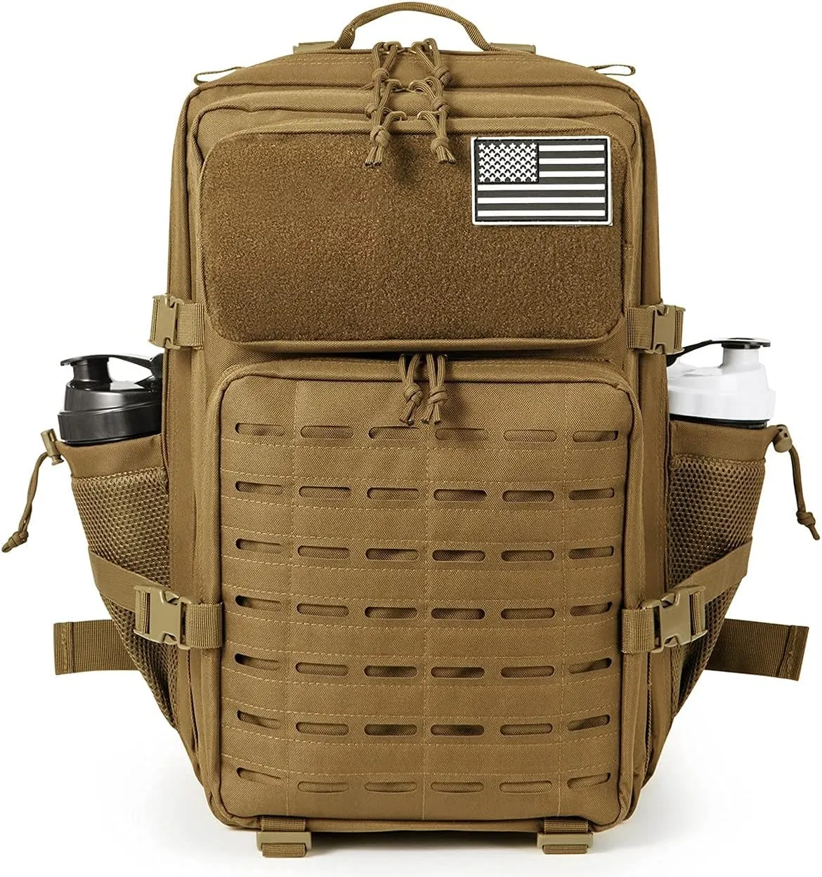 QT&QY 45L Military Tactical Backpacks For Men Camping Hiking Trekking Daypack Bug Out Bag Lage MOLLE 3 Day Assault Pack