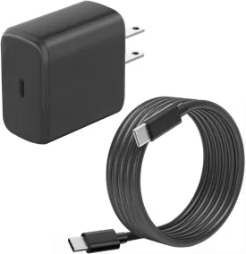 Replacement for Oculus Quest 2 Charger Compatible with Oculus/Meta Quest 3/2/1, 6.6Ft VR Headset USB-C Fast Charging Cable Cord