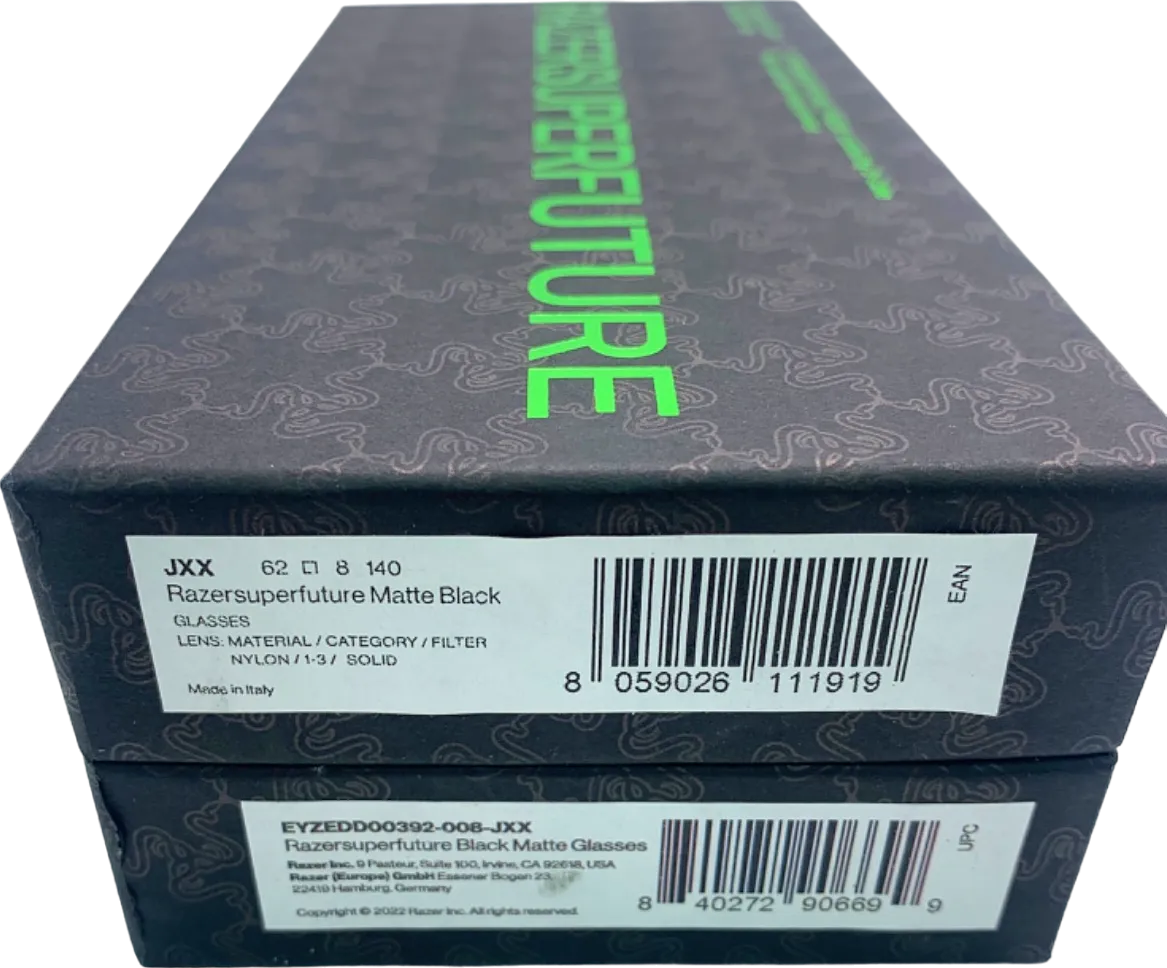 Retrosuperfuture Black Matte SunGlasses 62