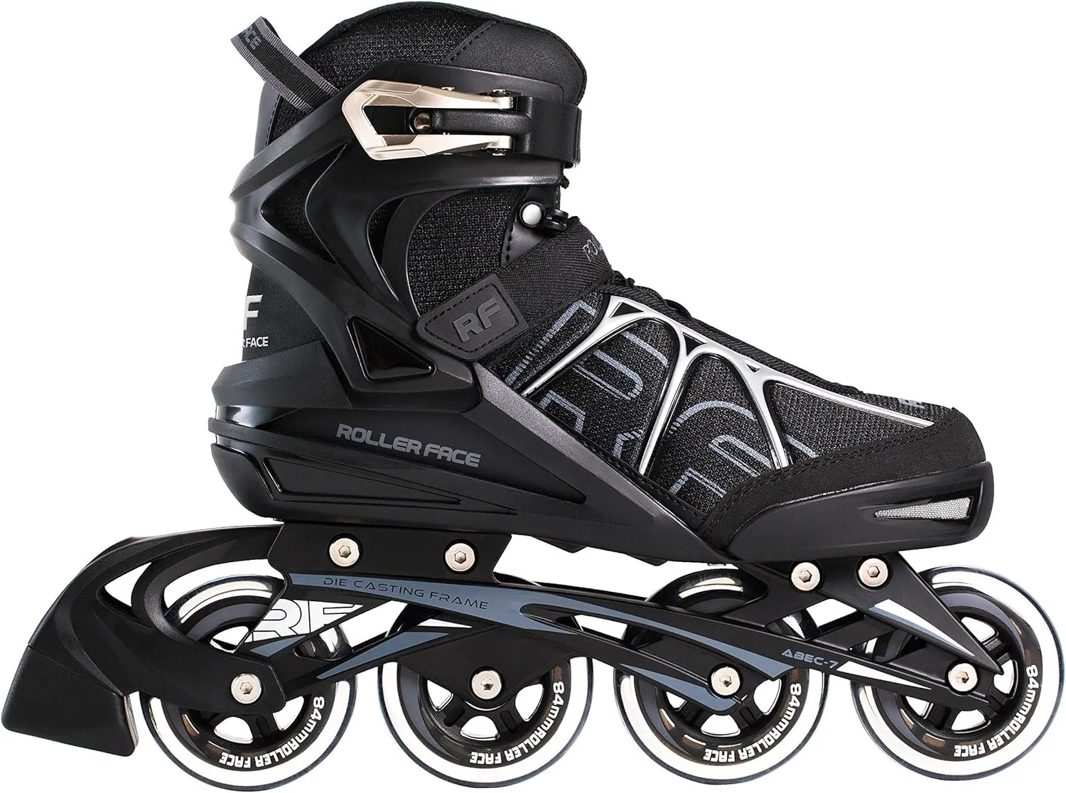 Rollerface RFSport Black Mens Adult Fitness, Sport and Recreation, Premium Inline Skate