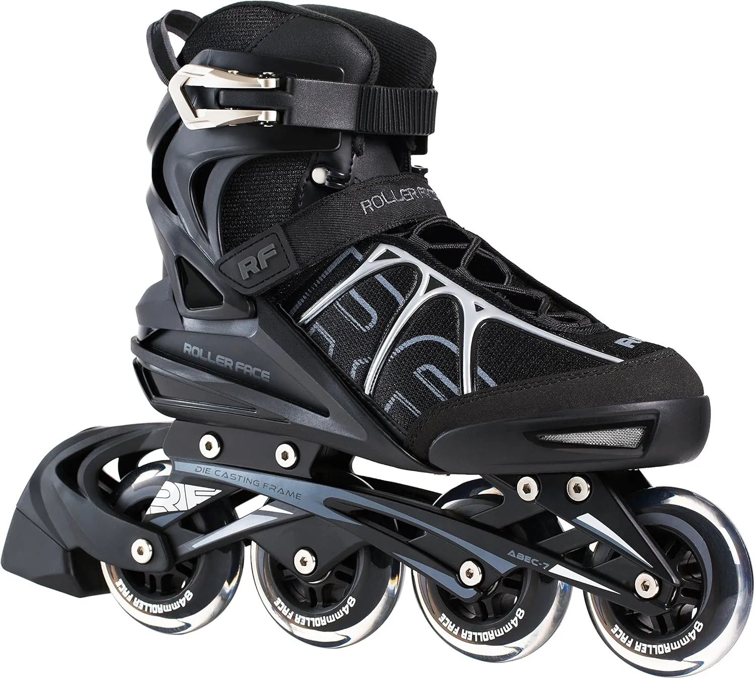 Rollerface RFSport Black Mens Adult Fitness, Sport and Recreation, Premium Inline Skate