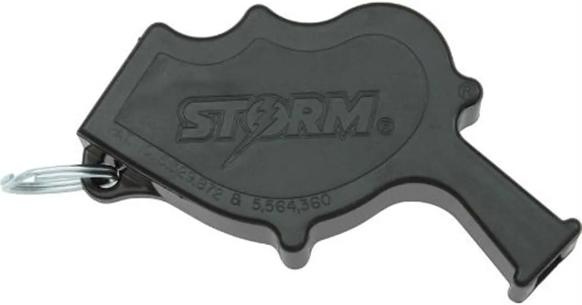 Safety Whistle - The All Weather Whistle (Black)