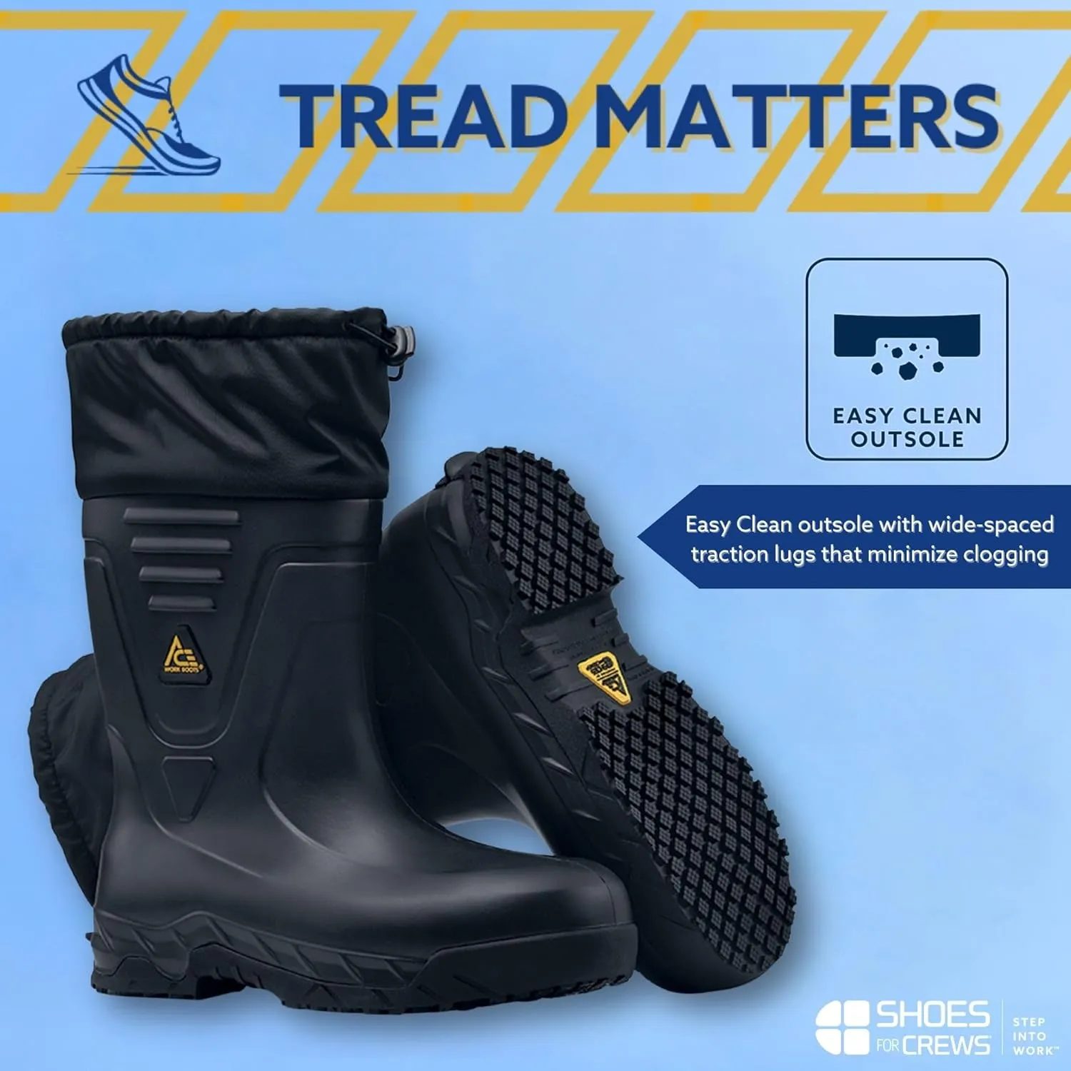 Shoes for Crews Bullfrog Elite, Work Boots Shoes for Men Women, Soft or Composite Toe, Botas De Trabajo, Work Safety Footwear, Slip & Water Resistant