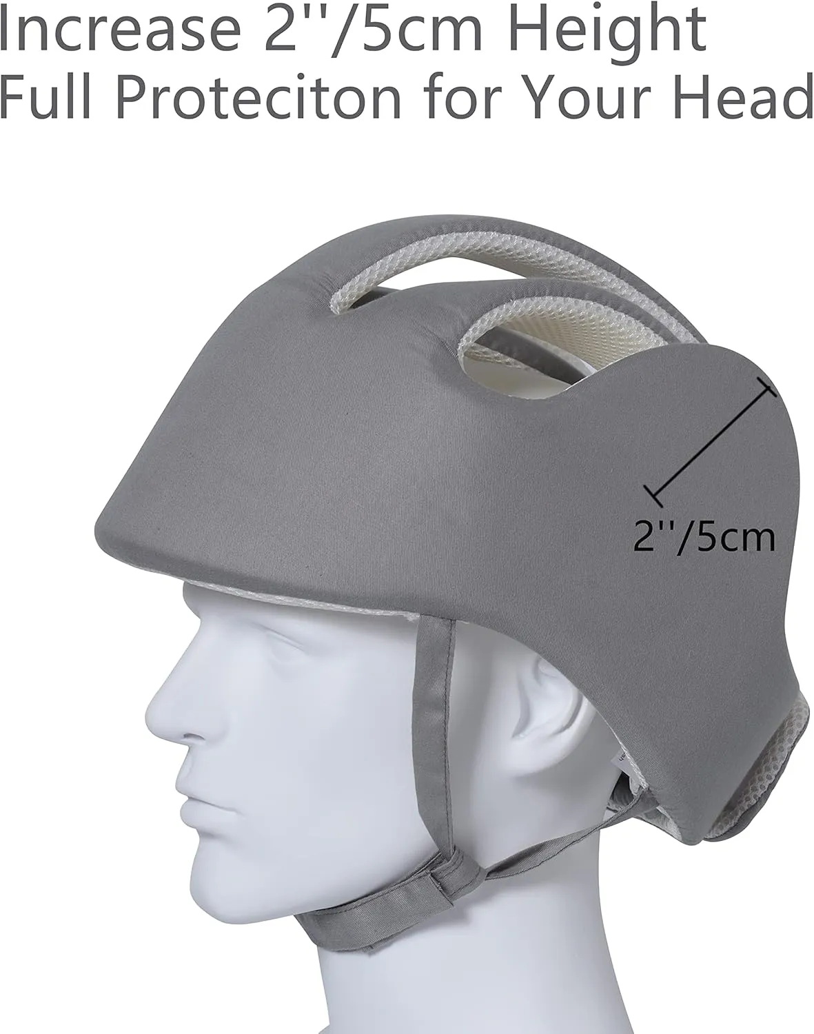 Thick Protection Helmet for Elderly Youth Adults,Head Protection for Elderly Falls,Soft Helmet for Epilepsy Seizures Prevent Head Injuries,Safety Bump Cap,for Home Gardening