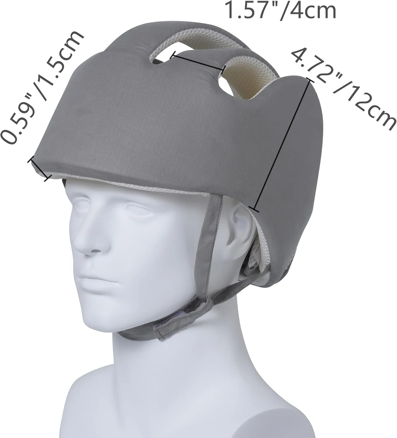 Thick Protection Helmet for Elderly Youth Adults,Head Protection for Elderly Falls,Soft Helmet for Epilepsy Seizures Prevent Head Injuries,Safety Bump Cap,for Home Gardening