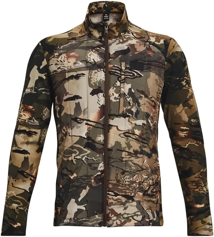 Under Armour Mens Sprint Hybrid Camo Jacket | Lightweight Insulated Hunting Jacket for Men | Camouflage Mid-Layer