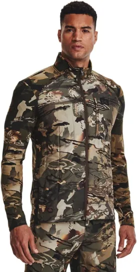 Under Armour Mens Sprint Hybrid Camo Jacket | Lightweight Insulated Hunting Jacket for Men | Camouflage Mid-Layer