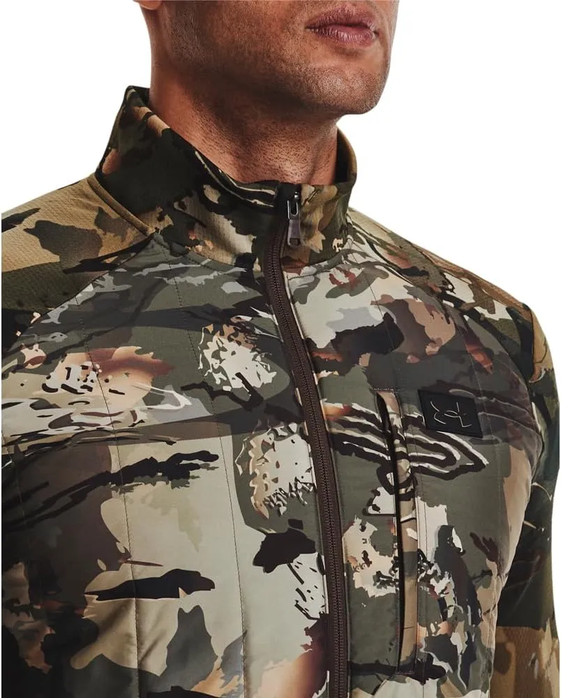 Under Armour Mens Sprint Hybrid Camo Jacket | Lightweight Insulated Hunting Jacket for Men | Camouflage Mid-Layer